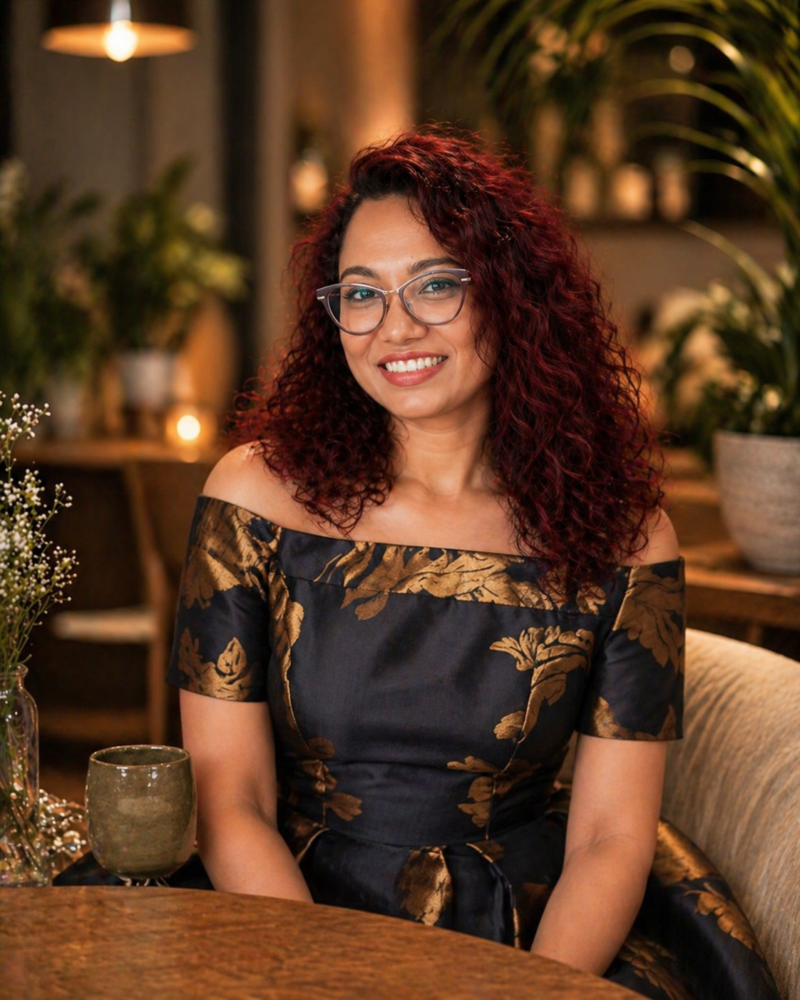 Seema Rani Naik in meditative reflection